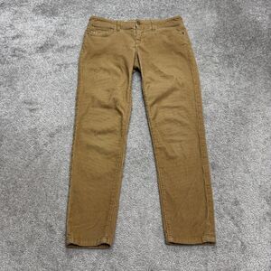 Pilcro And The Letterpress Stet Corduroy Pants Womens 28 Camel Brown Stretch